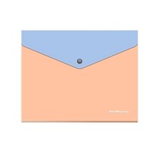 Папка-конверт Erich Krause Matt Pastel Bloom на кнопках А5+
