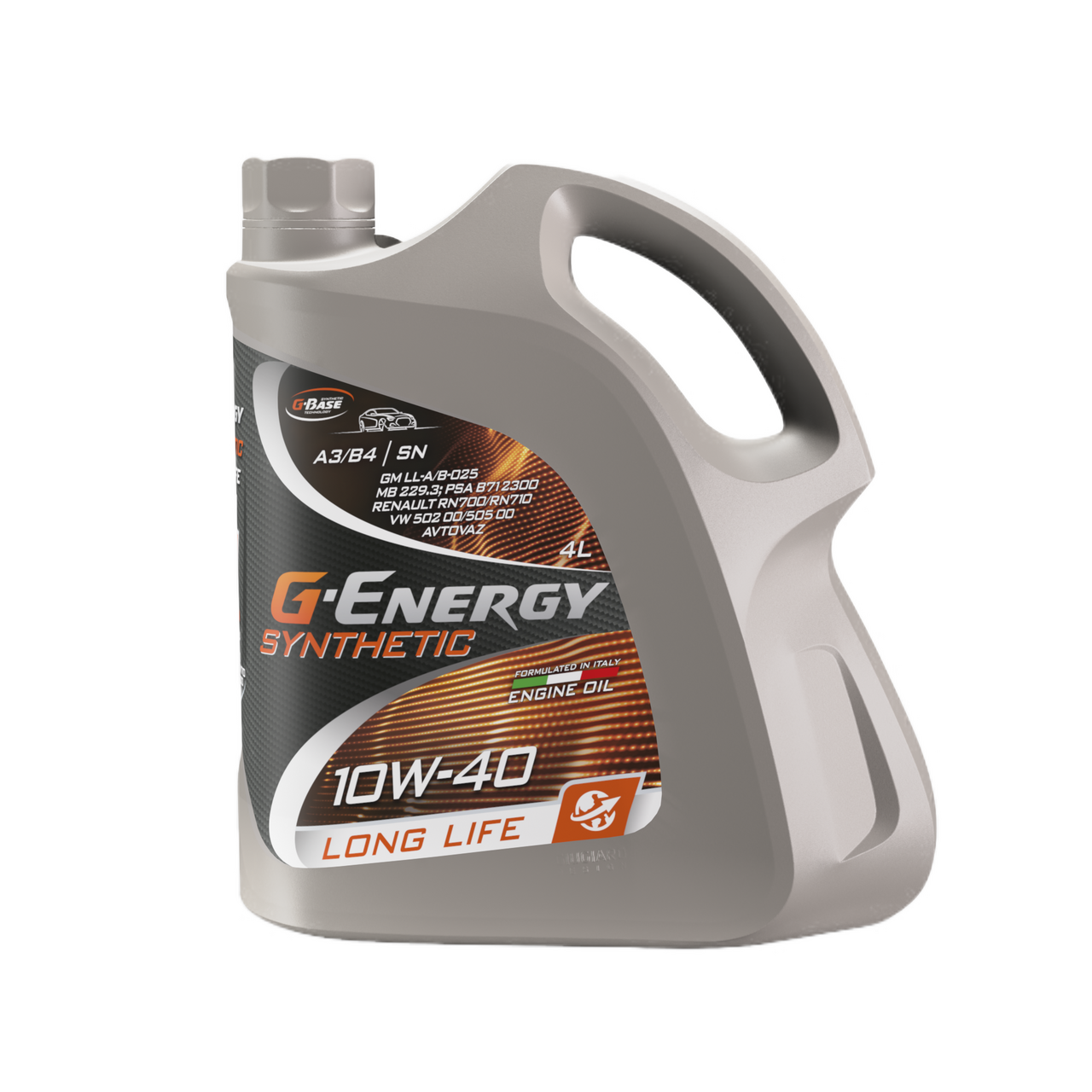 Масло моторное G-Energy Synthetic Long Life 10W-40, 4л купить с доставкой  на дом, цены в интернет-магазине