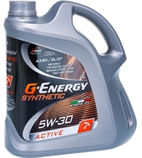 Масло моторное G-Energy Synthetic Active 5W-30, 4л