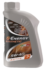 Масло моторное G-Energy Synthetic Active 5W-40, 1л
