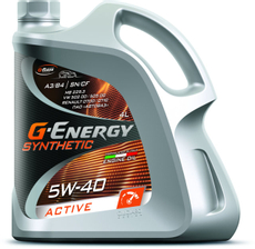 Масло моторное G-Energy Synthetic Active 5W-40, 4л