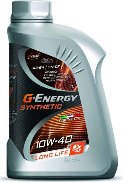 Масло моторное G-Energy Synthetic Long Life 10W-40, 1л купить с ...
