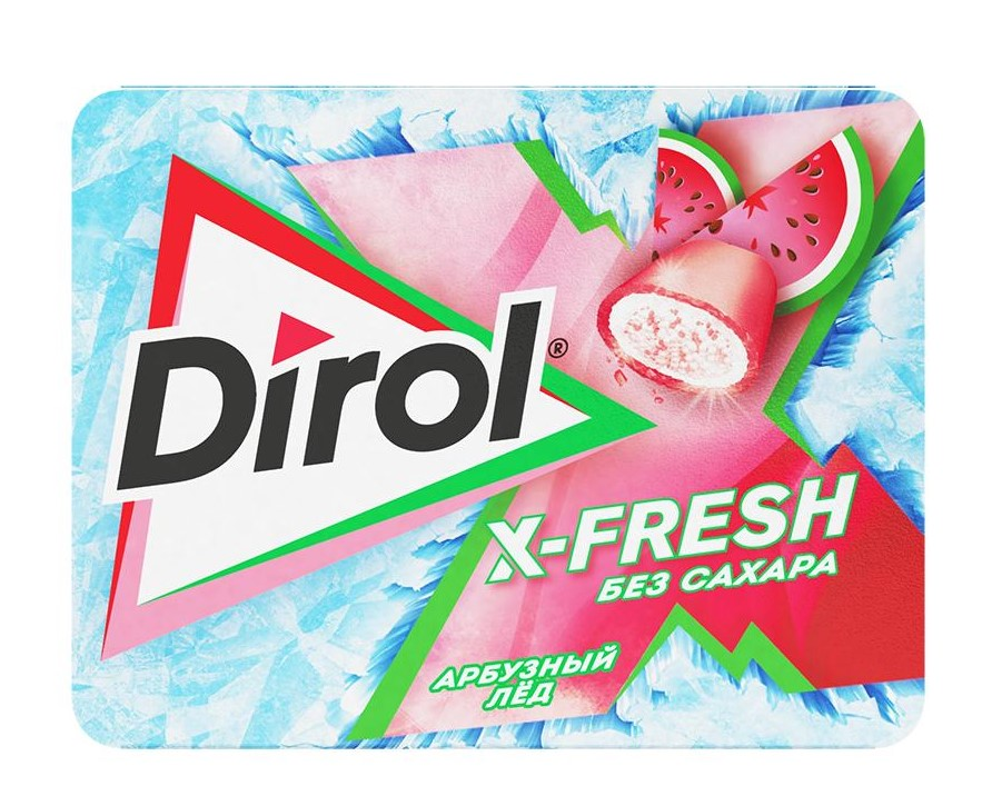 Изображение товара Жевательная резинка Dirol X-Fresh Арбуз, 16г