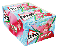 Жевательная резинка Dirol X-Fresh Арбуз, 16г x 12 шт