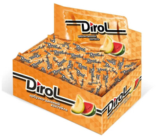 Жевательная резинка Dirol Арбуз-дыня, 272г