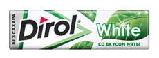 Жевательная резинка Dirol White Мята, 13.6г
