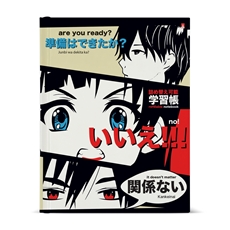 Тетрадь Альт Manga anime-2 на кольцах со сменным блоком А5, 80 листов