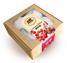 Зефир Петербургский кондитеръ с начинкой Вишня, 200г