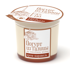 Йогурт Из Талицы на топленом молоке крем-карамель 8%, 130г