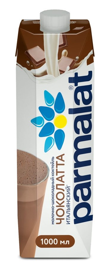 Коктейль молочно-шоколадный Parmalat Чоколатта Итальянский 1.9, 1л
