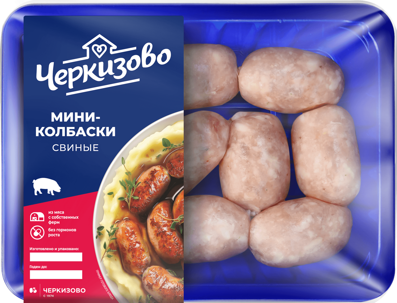 Мини-колбаски свиные Черкизово охлажденные, 360г купить с доставкой на дом,  цены в интернет-магазине