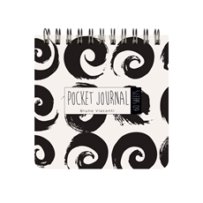 Блокнот Bruno Visconti Pocket Journal. Black&White на гребне 90 х 90мм, 60 листов