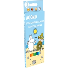 Набор цветных карандашей Moomin Муми-тролли, 12 штук