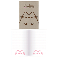 Блокнот Pusheen в плюшевой обложке с вышивкой А5, 80 листов