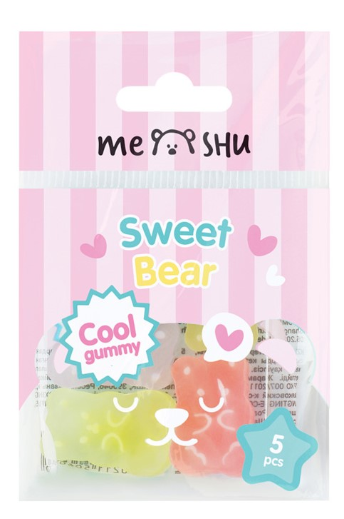 Изображение товара Набор ластиков Meshu Candy Bear 20 х 15 х 9мм, 5шт
