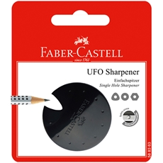 Точилка пластиковая Faber-Castell Ufo 1 отверстие, в ассортименте