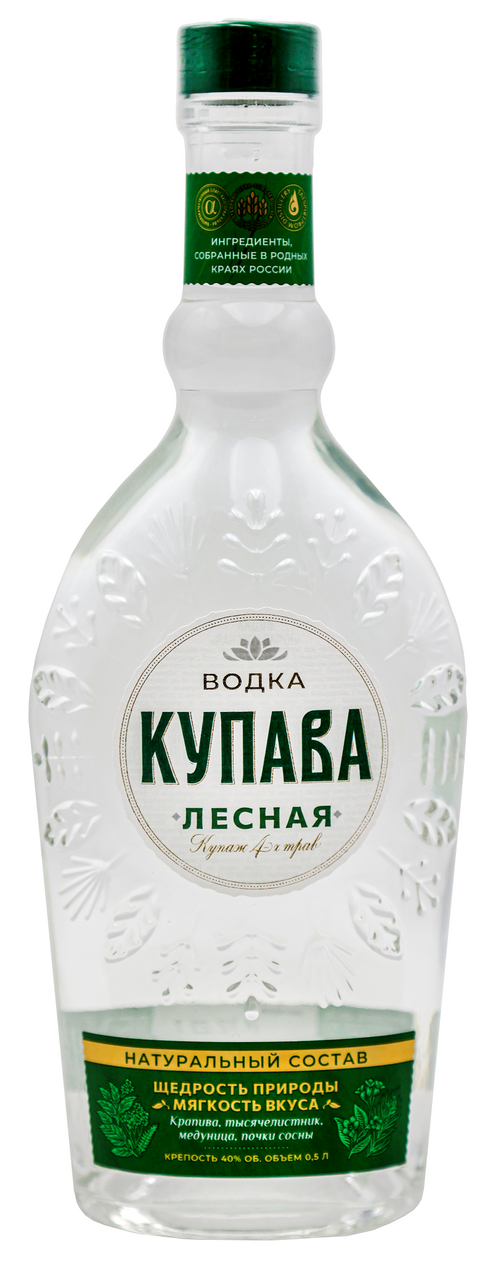 Изображение товара Водка Купава Лесная 0. 5л - качественный напиток из России