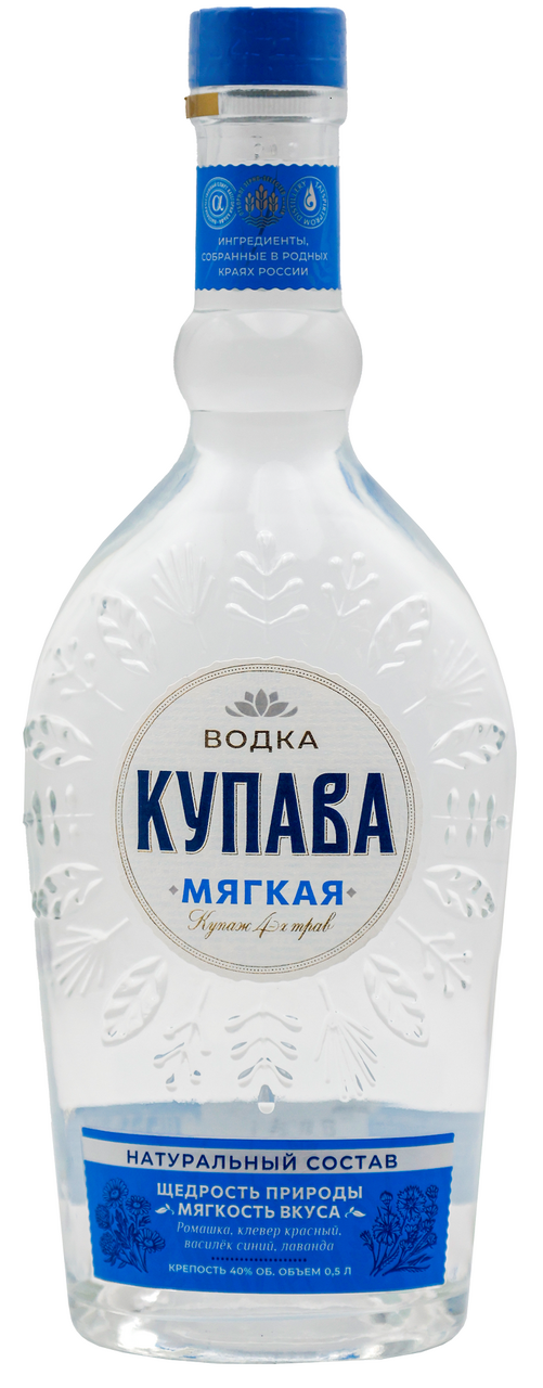 Изображение товара Купава Мягкая 0.5л водка с растительными настоями, классическая Россия