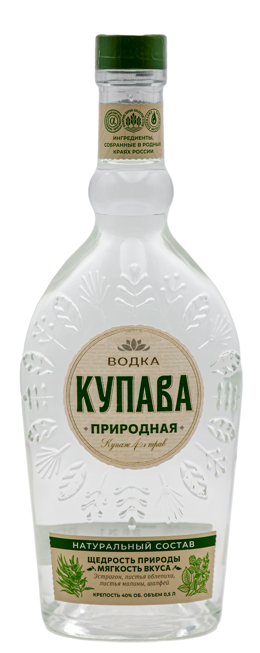Водка Купава Природная, 0.5л