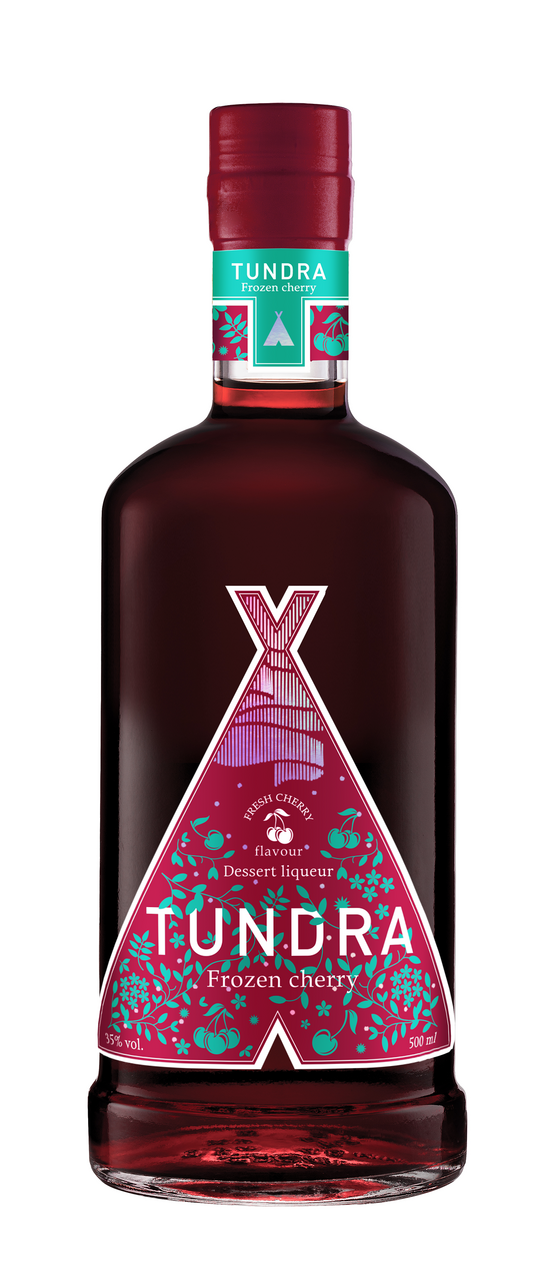 Ликер десертный Tundra Bitter Морозная вишня, 0.5л