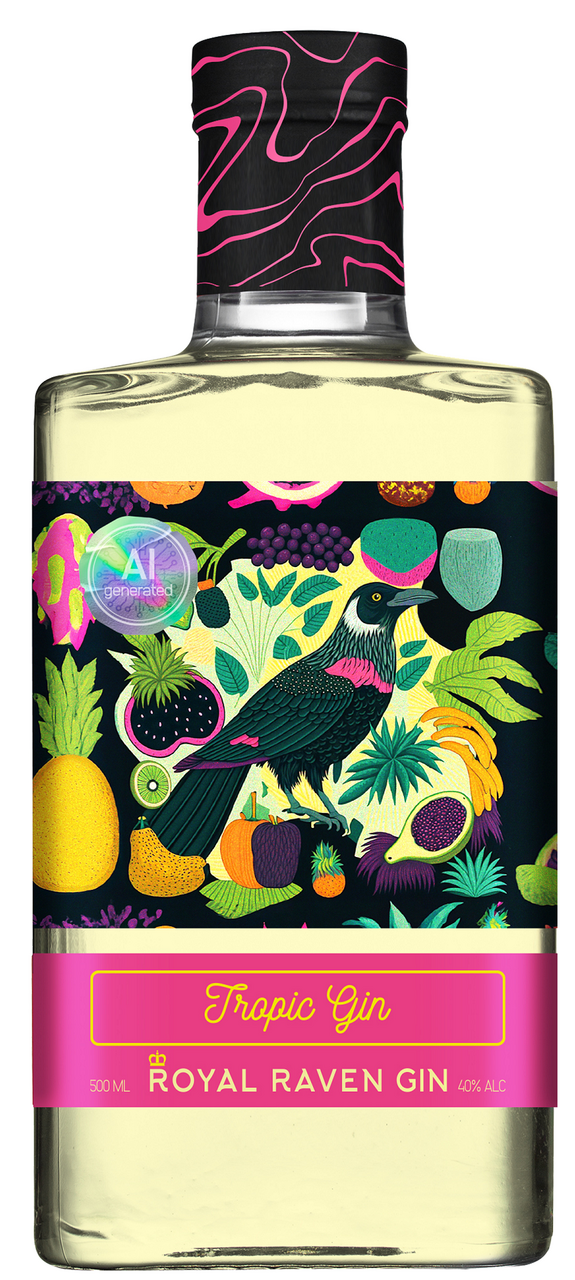 Джин Royal Raven Тропик джин, 0.5л