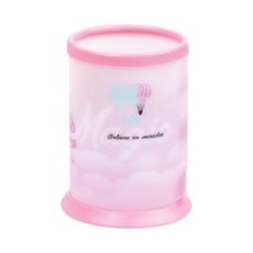 Подставка-стакан Meshu Unicorn пластик, круглый, розовый