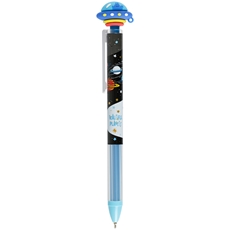 Ручка шариковая автоматическая Meshu Space Aliens синяя 0.5мм