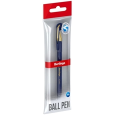 Ручка шариковая Berlingo xGold синяя 0.7мм, игольчатый стержень, в ассортименте