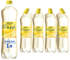 Вода Aqua Minerale Лимон без газа, 1л x 12 шт