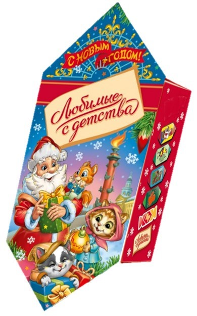 Набор конфет подарочный Объединенные кондитеры Любимые с детства Конфета, 350г