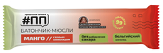 Батончик-мюсли ПП Манго-белый шоколад без сахара, 30г