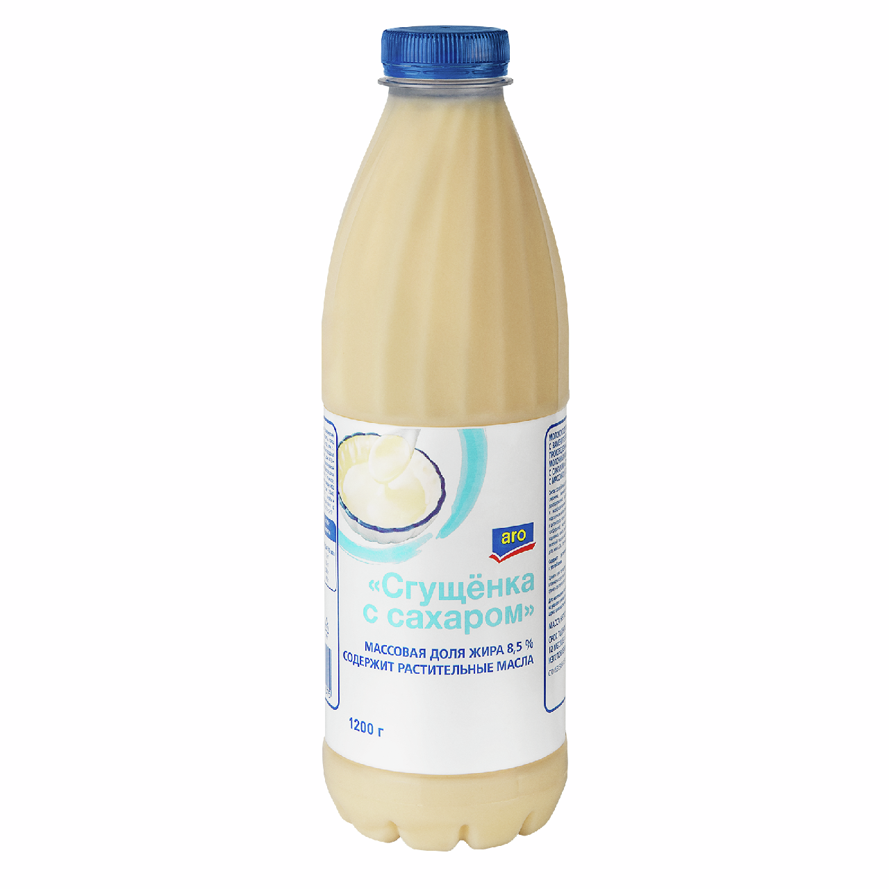 aro Продукт молокосодержащий сгущенка с сахаром 8.5%, 1.2кг