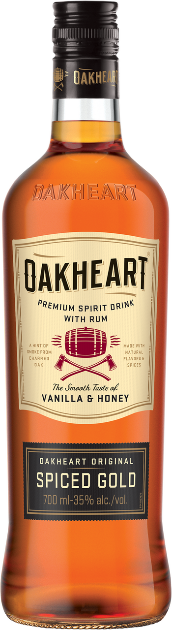 КоктейльромовыйOakHeartOriginalSpicedGold,0.7л