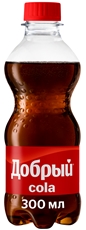 Напиток Добрый Cola газированный, 300мл x 24 шт