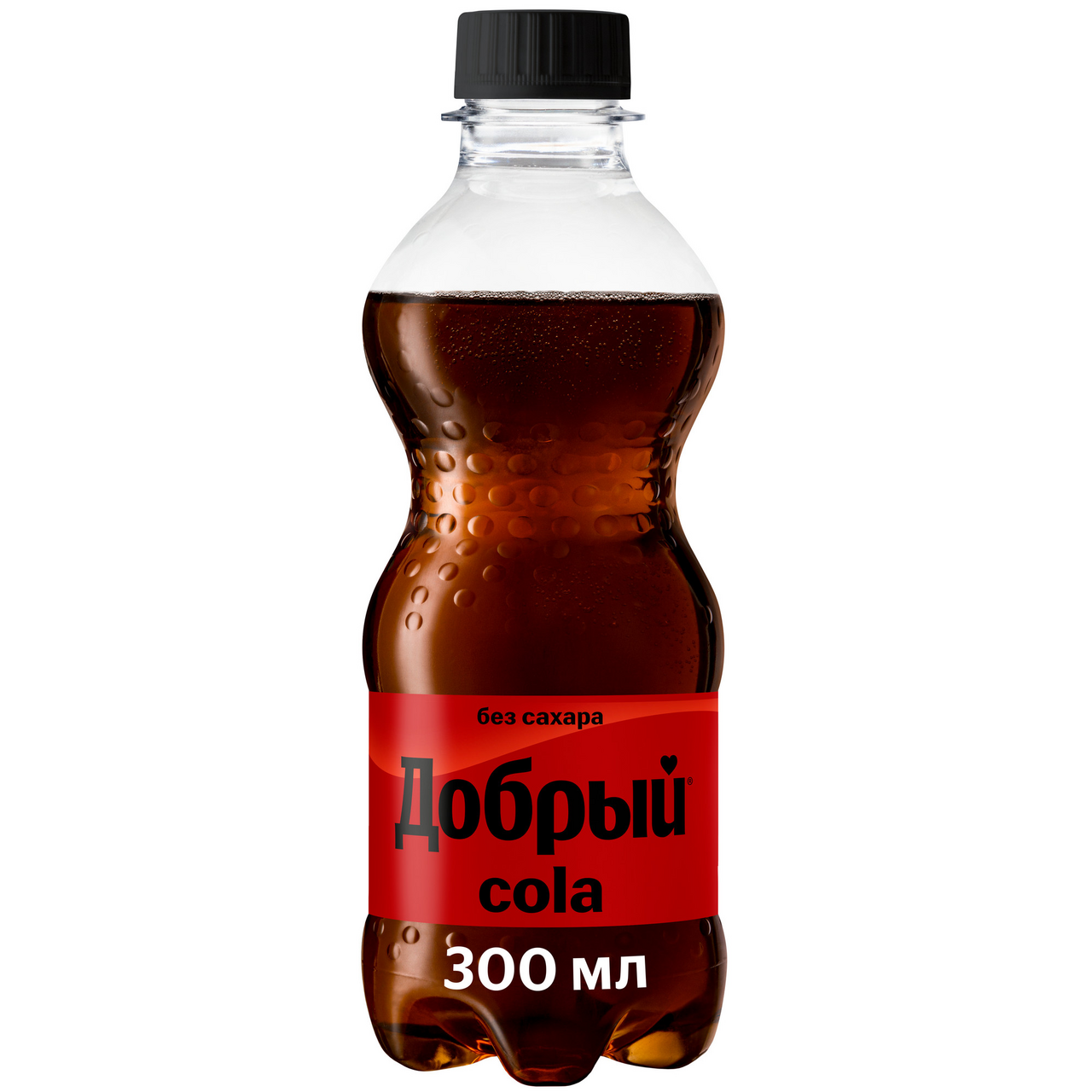 Изображение товара Газированный напиток Добрый Колa без сахара 300мл - яркий вкус, освежение