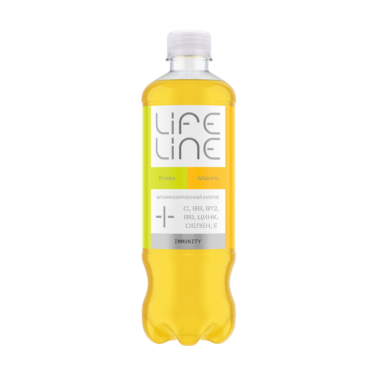 Изображение товара Напиток витаминизированный Lifeline Immunity со вкусом манго и киви негазированный, 500мл