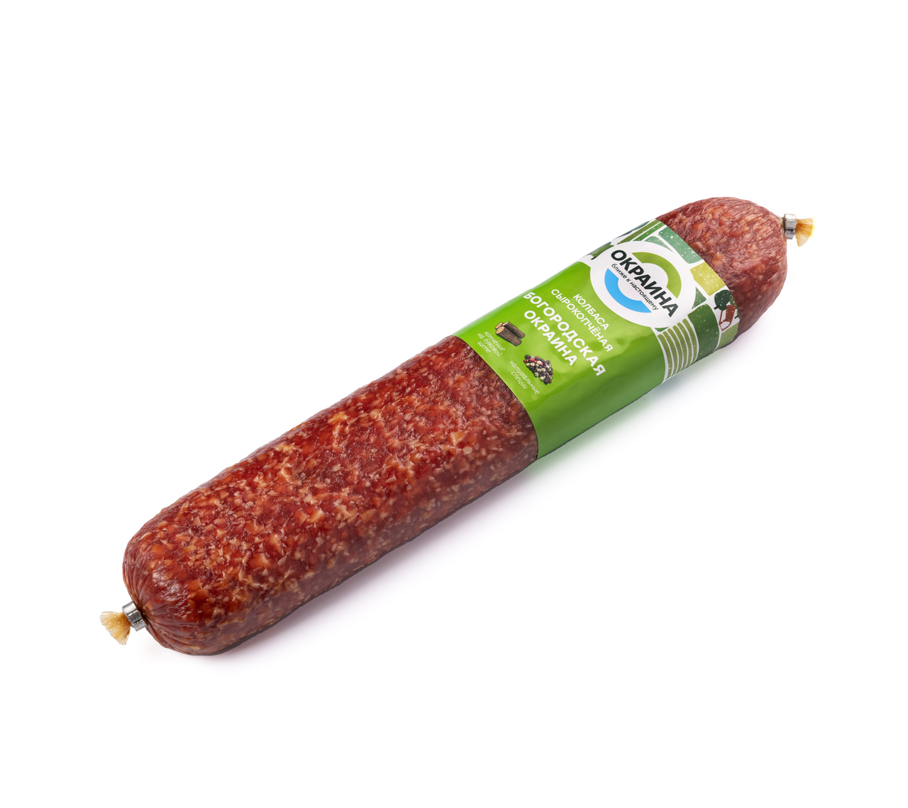 Колбаса Окраина Богородская сырокопченая полусухая, ~580г