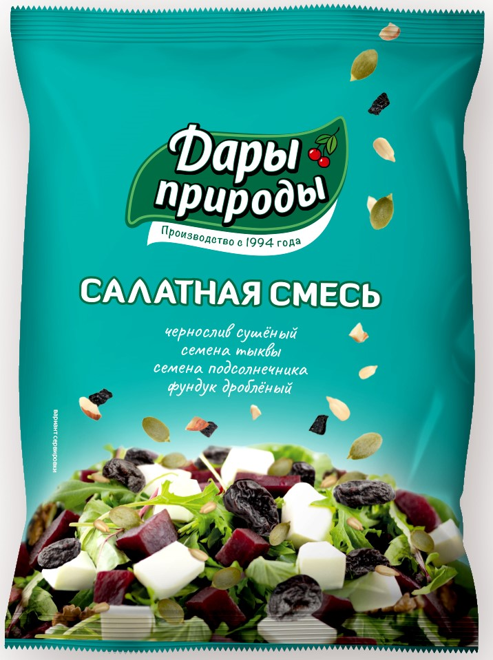 Смесь салатная Дары природы с черносливом, 80г