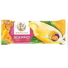 Мороженое Burenka Club пломбир манго эскимо ГОСТ 15%, 70г