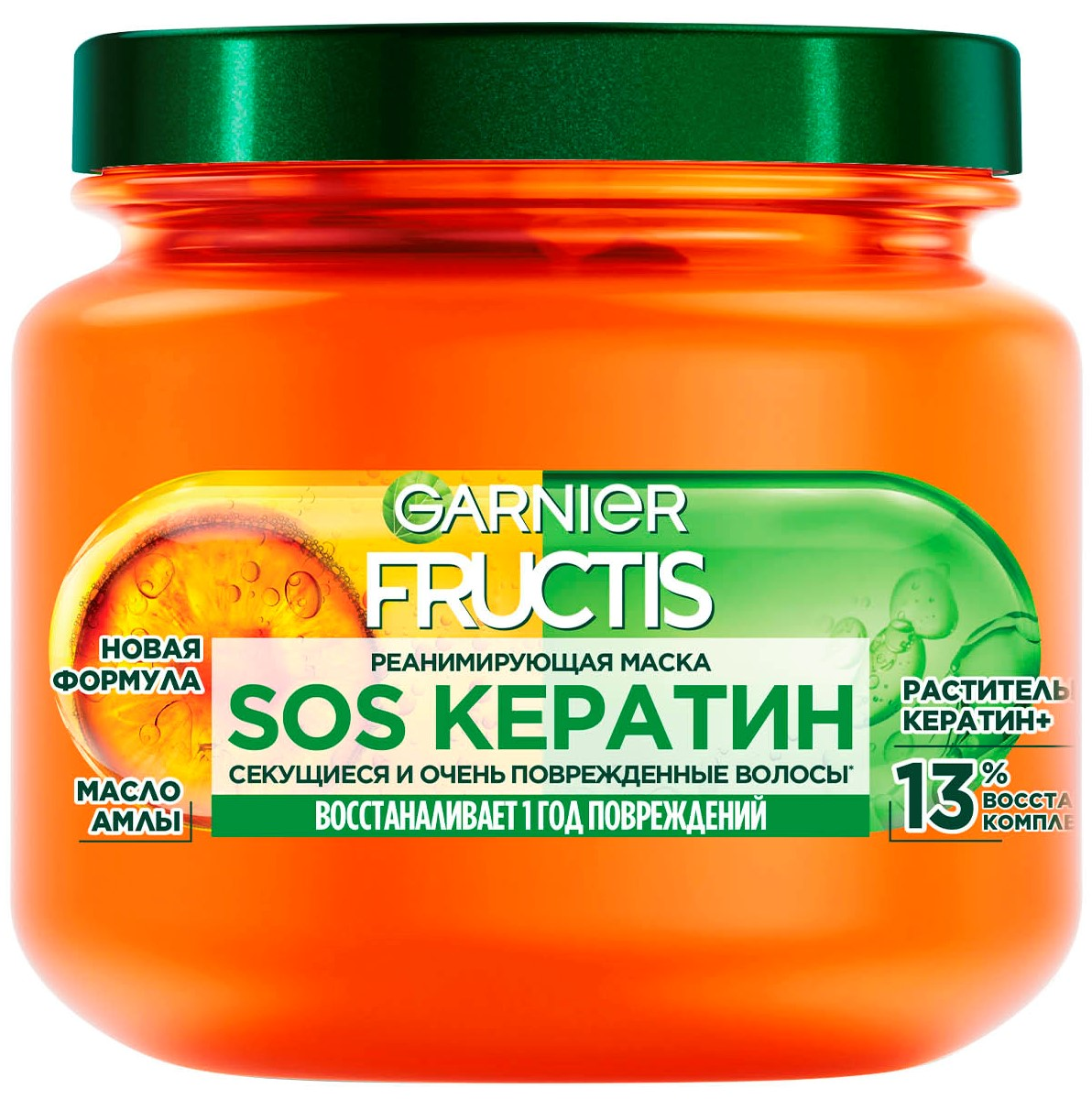 Изображение товара Маска для волос Garnier Fructis Sos Кератин реанимирующая, 320мл