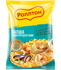 Лапша быстрого приготовления Роллтон с морепродуктами, 85г
