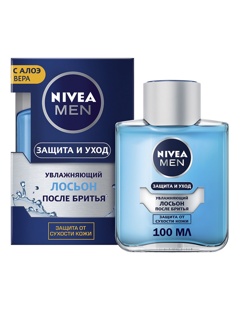 Лосьон после бритья Nivea Men увлажняющий, 100мл купить с доставкой на дом,  цены в интернет-магазине