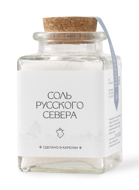 Соль морская Соль русского Севера Fleur de Sel de la Mer Blanche, 50г