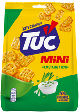 Печенье крекеры Tuc Mini со вкусом сметаны и лука, 110г
