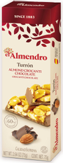 Туррон El Almendro Crocanti chocolate Хрустящий миндальный с шоколадом, 75г