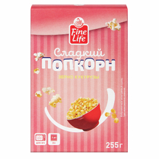 Fine Life Попкорн сладкий (85г x 3шт), 255г