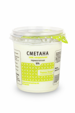 Сметана термостатная Родная земля ГОСТ 10%, 300г