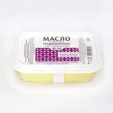 Масло сливочное Родная земля Традиционное ГОСТ 82.5%, 180г