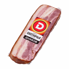 Грудинка свиная Дымов Охотничья экспедиция варено-копченая, 290г