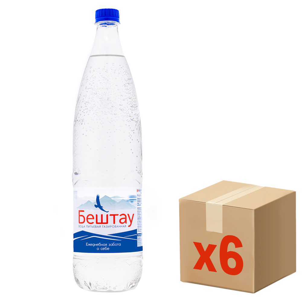Вода Бештау питьевая газированная, 1.5л x 6 шт